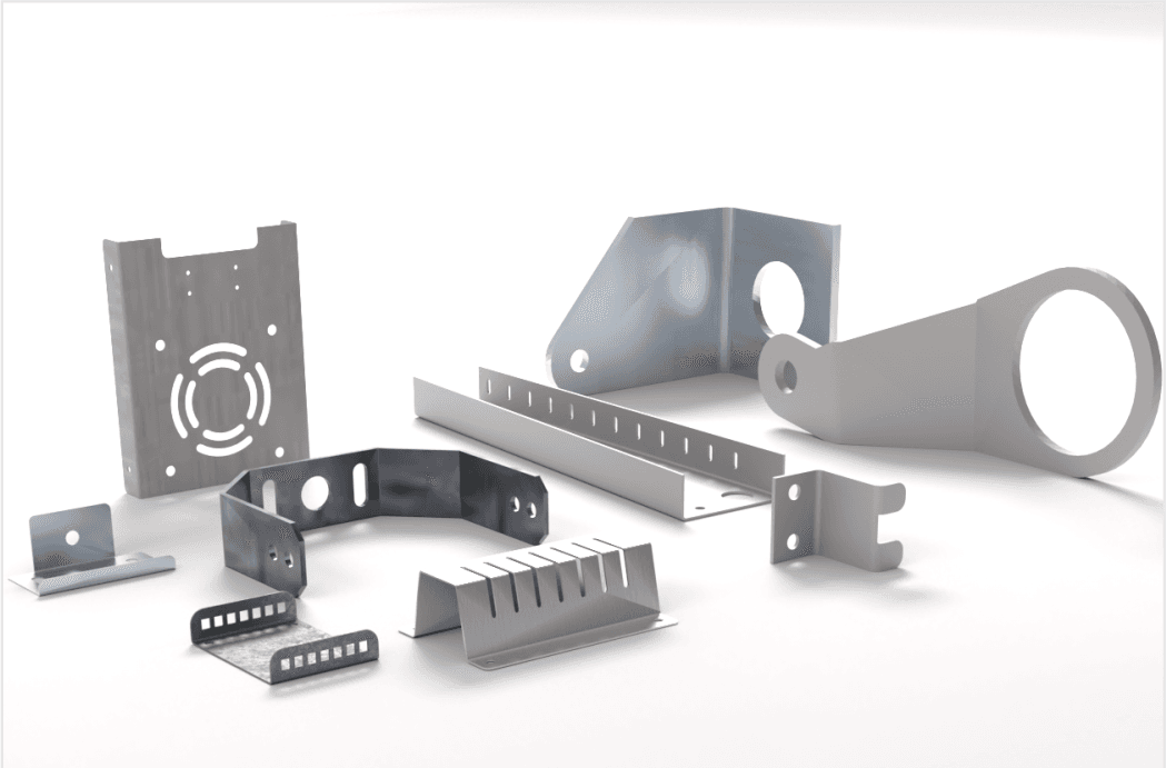 Piezas plegadas CNC